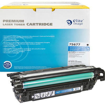 Elite Image Remanufactured Laser Toner Cartridge 647A (CE260A) - Black -, ELI75677