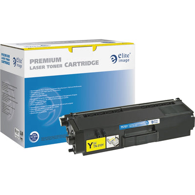 Elite Image Remanufactured High Yield Laser Toner Cartridge TN315 - Yellow -, ELI75737