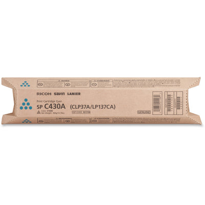 Ricoh Imaging SP C430A Original Standard Yield Laser Toner Cartridge - Cyan -, RIC821108