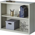 Lorell Fortress Series Bookcase, Light Gray, LLR41280