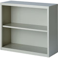 Lorell Fortress Series Bookcase, Light Gray, LLR41280