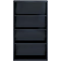 Lorell Fortress Series Bookcase, Black, LLR41288