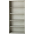 Lorell Fortress Series Bookcase, Light Gray, LLR41289