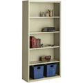 Lorell Fortress Series Bookcase, Putty, LLR41290