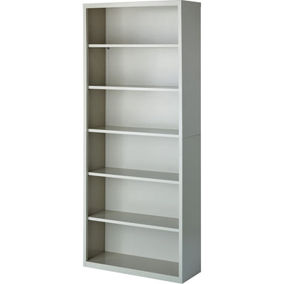 Lorell Fortress Series Bookcase, Light Gray, LLR41292