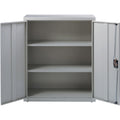 Lorell Fortress Series Storage Cabinet, Light Gray, LLR41303