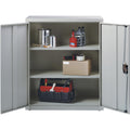 Lorell Fortress Series Storage Cabinet, Light Gray, LLR41303