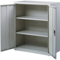 Lorell Fortress Series Storage Cabinet, Light Gray, LLR41303