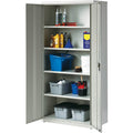 Lorell Fortress Series Storage Cabinet, Light Gray, LLR41306