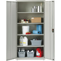 Lorell Fortress Series Storage Cabinet, Light Gray, LLR41306