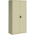 Lorell Fortress Series Storage Cabinet, Putty, LLR41307