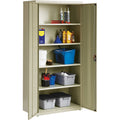 Lorell Fortress Series Storage Cabinet, Putty, LLR41307
