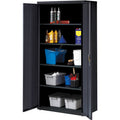 Lorell Fortress Series Storage Cabinet, Black, LLR41308