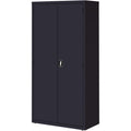 Lorell Fortress Series Storage Cabinet, Black, LLR41308