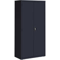 Lorell Fortress Series Storage Cabinet, Black, LLR41308
