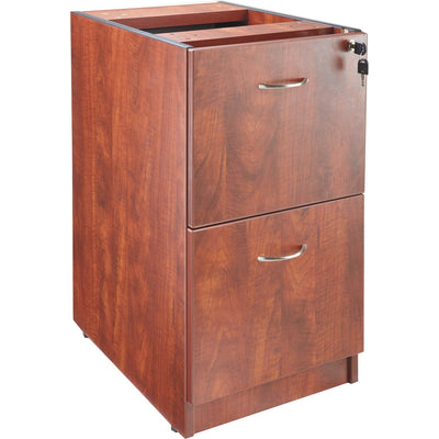 Lorell Essentials Series File/File Fixed File Cabinet, Red, LLR69606
