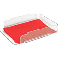 Lorell Single Stacking Document Tray, Green, LLR80654