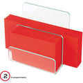 Lorell Mini File Sorter, Green, LLR80659