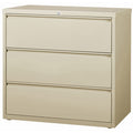 Lorell Fortress Series Lateral File, Putty, LLR88030