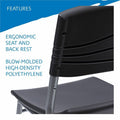 Iceberg CafeWorks Bistro Stool, Graphite, ICE64527