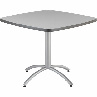 Iceberg CafeWorks 36" Square Cafe Table, Gray, ICE65617