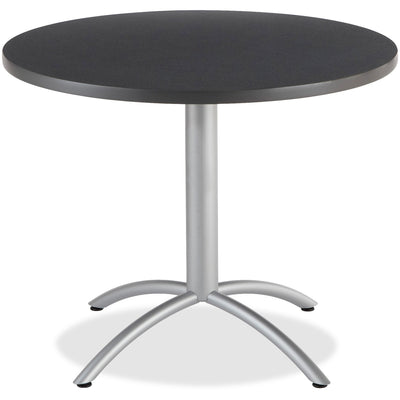 Iceberg CafeWorks 36" Round Cafe Table, Gray, ICE65628