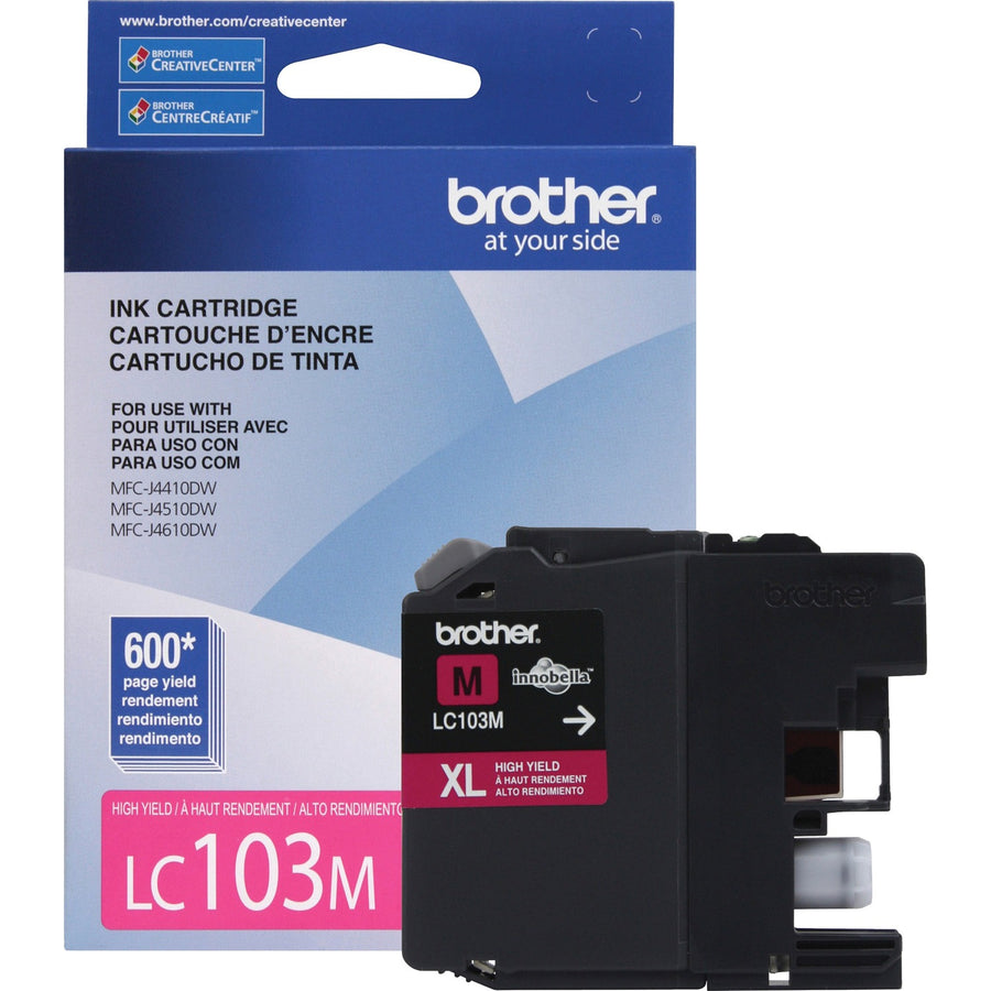 Brother Innobella Original High Yield Inkjet Ink Cartridge - Magenta -, /PK 20PK/CT — view 1
