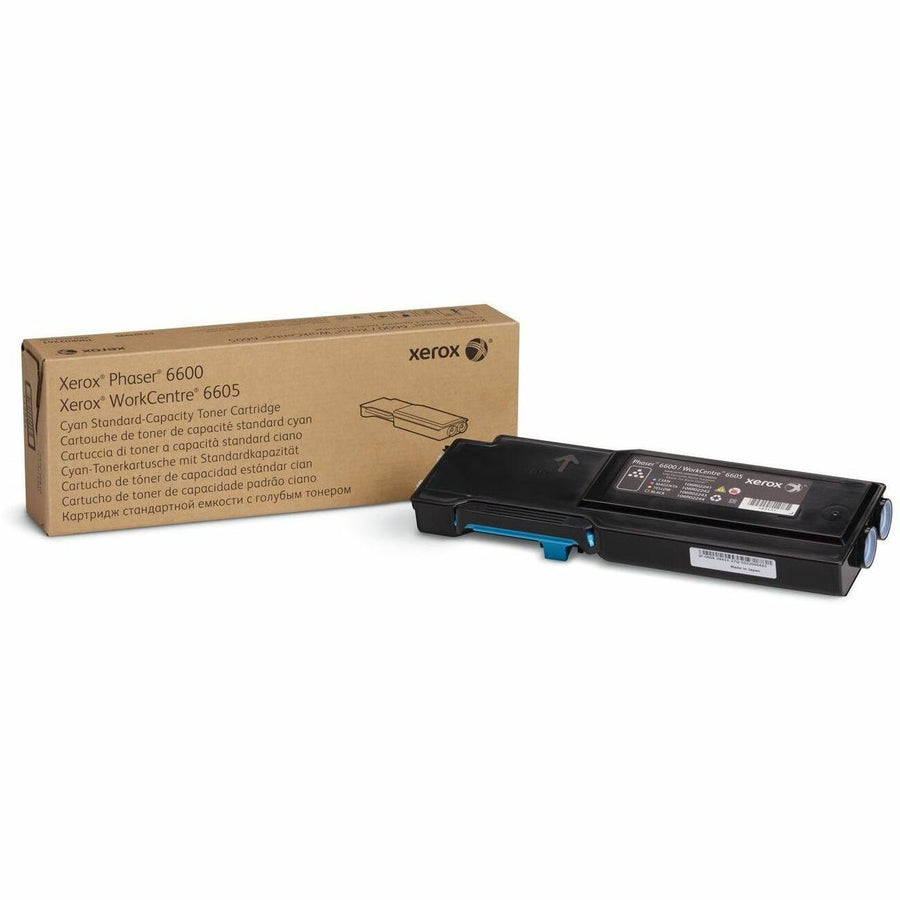 Xerox Genuine Phaser 6600, WorkCentre 6605 Cyan Toner Cartridge, XER106R02241