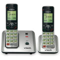 VTech CS6619-2 DECT 6.0 Cordless Phone - Black, Silver, VTECS66192