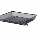Lorell Side-loading Mesh Document Tray, Black, 1 Set, LLR84154