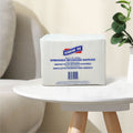 Genuine Joe Quad-fold Square Beverage Napkins, White, 8 / Carton, GJO11252