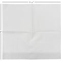 Genuine Joe Quad-fold Square Beverage Napkins, White, 8 / Carton, GJO11252