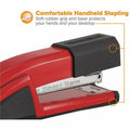 Amax Bostitch Epic Antimicrobial Office Stapler, Red, BOSB777RED
