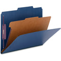 Nature Saver 2/5 Tab Cut Legal Recycled Classification Folder, Dark Blue, 8 1/2" Width x 14" Length, 10 / Box, NATSP17221