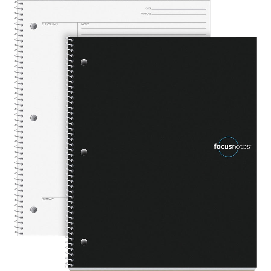 Oxford Idea Collective FocusNotes Wirebound Notebook - Quarto, 9" x 11", 20 lb, 100, Perforated, TOP90223