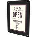 Deflecto Window Display, Black, DEF899102