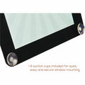 Deflecto Window Display, Black, DEF899102