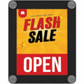Deflecto Window Display, Black, DEF899102