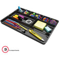 Deflecto Sustainable Office Drawer Organizer, Black, DEF38104