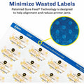 Avery Removable Durable Rectangle Labels, White, 256 / Pack, AVE22828