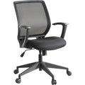 Lorell Executive Mid-back Work Chair, Black, LLR84868