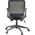 Lorell Executive Mid-back Work Chair, Black, LLR84868