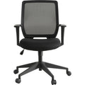 Lorell Executive Mid-back Work Chair, Black, LLR84868