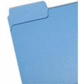 Smead SuperTab 1/3 Tab Cut Letter Recycled Top Tab File Folder, Yellow, 8 1/2" Width x 11" Length, 50 / Box, SMD10410