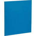 Business Source Letter Pocket Folder, Blue, 8 1/2" Width x 11" Length, 1 Box, BSN44423