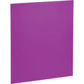 Business Source Letter Pocket Folder, Purple, 8 1/2" Width x 11" Length, 1 Box, BSN44429