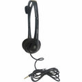 Compucessory Lightweight Stereo Headphones with Mic, Black, CCS15154