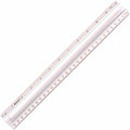 Acme United Westcott 12" Clear Magnifying Data Processing Ruler, ACM15571
