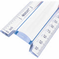 Acme United Westcott 12" Clear Magnifying Data Processing Ruler, ACM15571