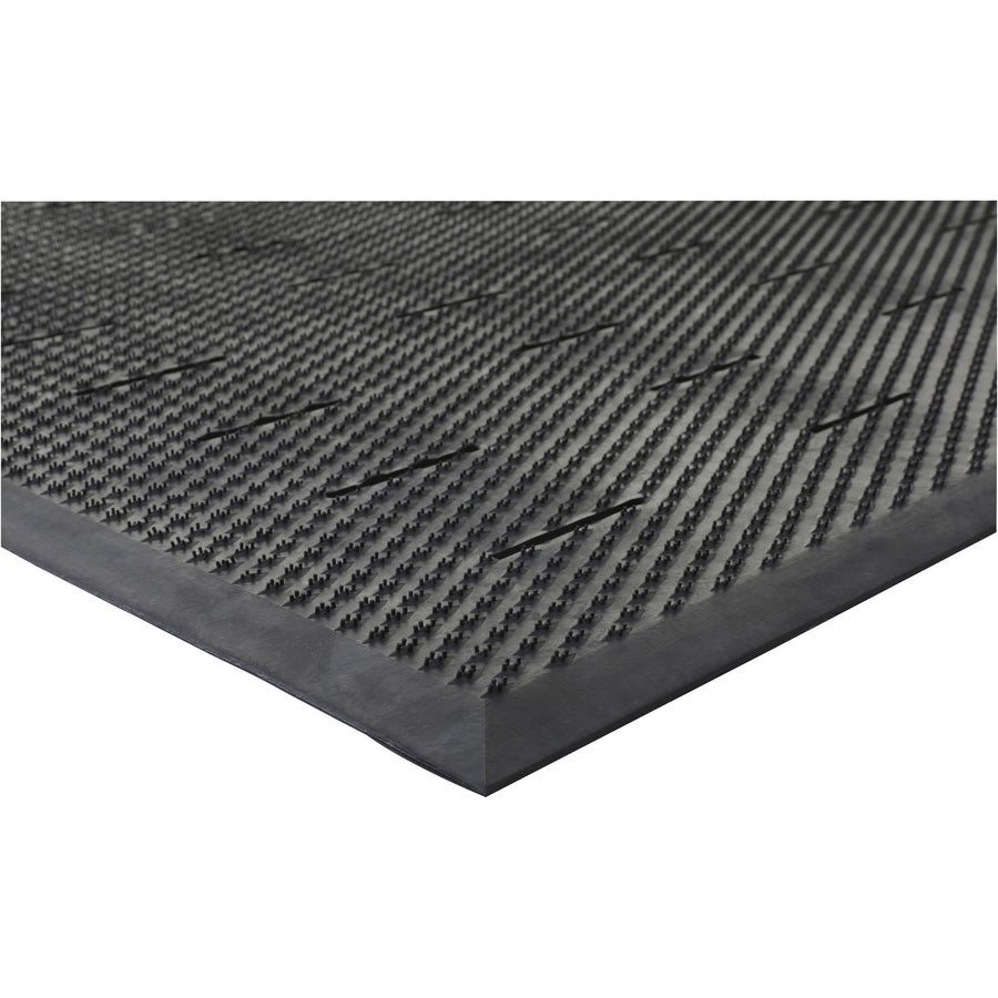 Genuine Joe Free Flow Comfort Anti-fatigue Mat, Black, Rubber, GJO32590